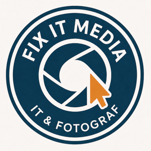 Fix It Media logo rund ny version